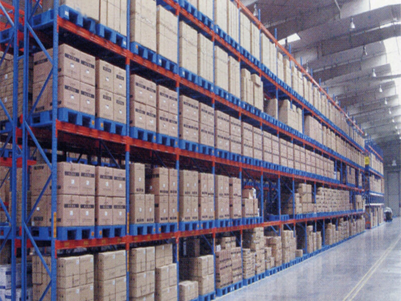 塑料（liào）托盤（pán）貨架使用案例