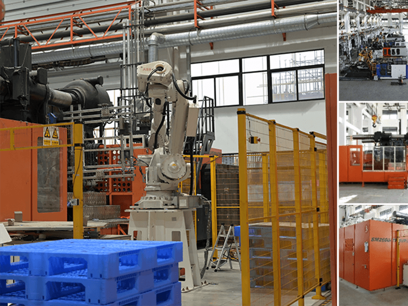 塑料托盤應用（yòng）於車間工件