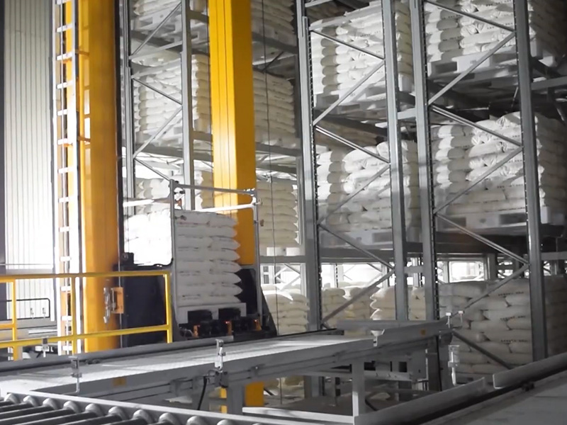 麵粉廠立體庫平板川字塑（sù）